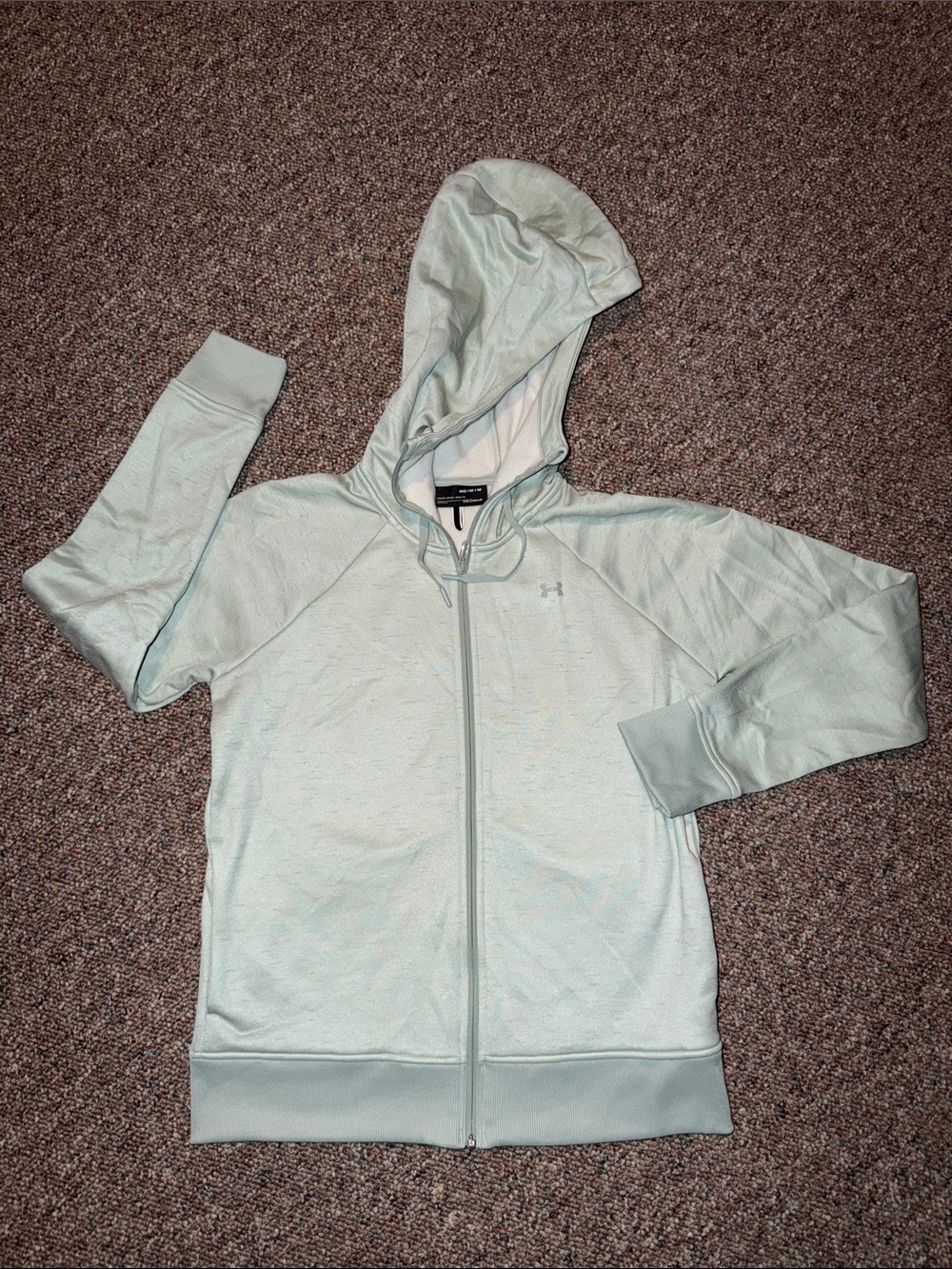 Under Armour Women's Mint Green Full-Zip Hoodie Jacket